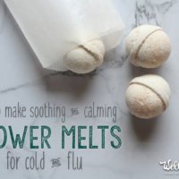 Soothing shower melts