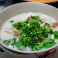 Thai coconut soup