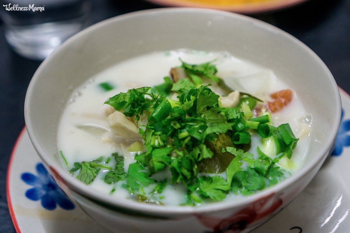 Thai coconut soup