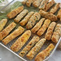 Air fryer zucchini fries
